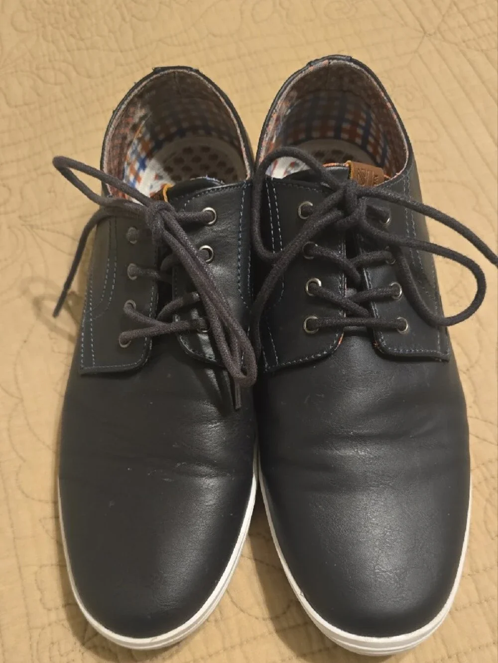 Ben Sherman Black Hybrid Oxford Dress Sneakers Men’s Size 10